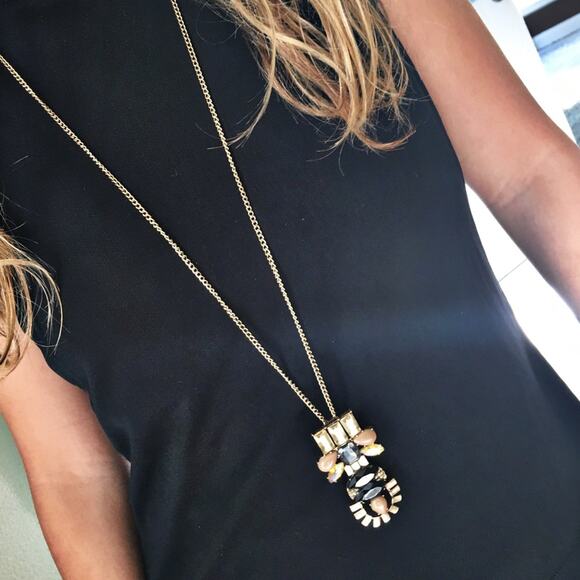 NY&Co Aztec Style Bohemian Necklace - Picture 2 of 4